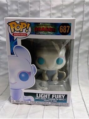 Funko Pop! Movies: How to Train Your Dragon The Hidden World- Light Fury #687